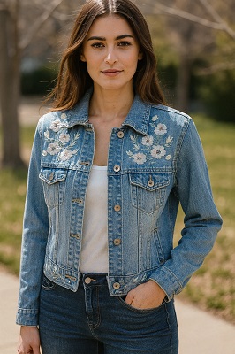 Denim Shirt Jacket for Women​