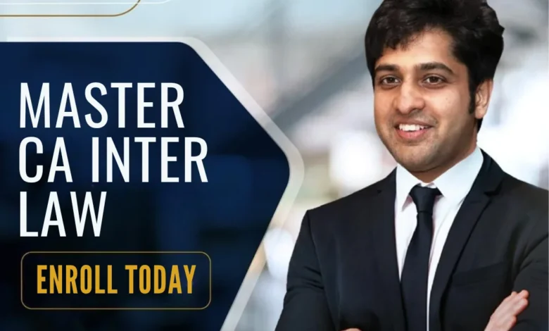CA Inter Law Best Teacher