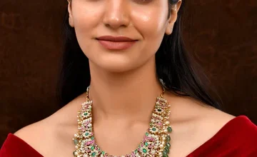 Long Kundan Necklace Set​