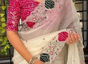 Saree with Stitched Blouse