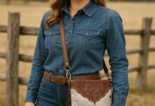 Genuine Leather Crossbody Bag​