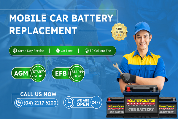 mobile car battery replacement brisbane