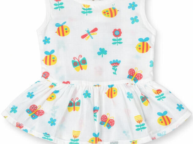 Muslin Frock for Baby Girls