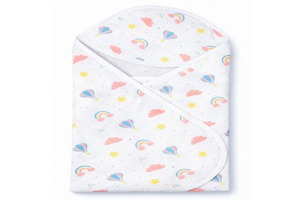 Hooded Muslin Baby Towels