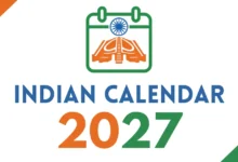 Calendar 2027 with holidays