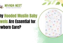 Hooded Muslin Baby Towels