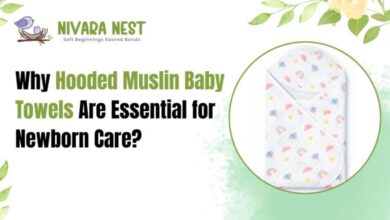 Hooded Muslin Baby Towels