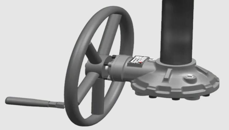 Non Rising Valve Gearbox