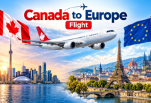 Canada to Europe Flight