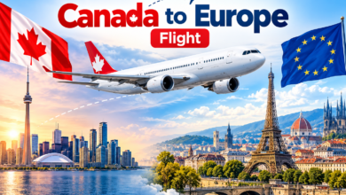 Canada to Europe Flight