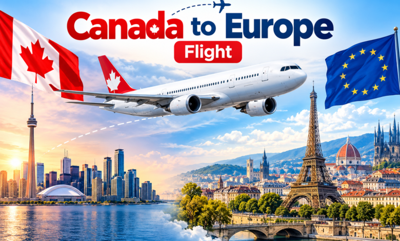 Canada to Europe Flight