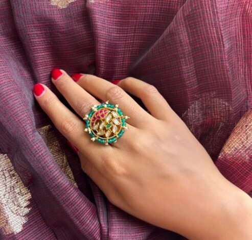 Kundan Ear Cuff