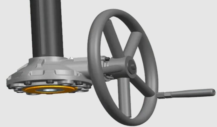 Multi Turn Bevel Gearbox